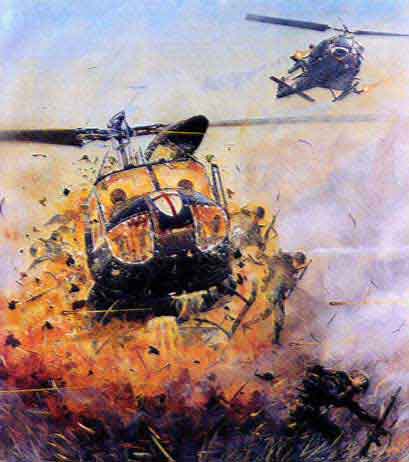 helicopter huey helicopters veterans saigon pilots cherrieswriter ahc cobra struck exploding tom2 landing
